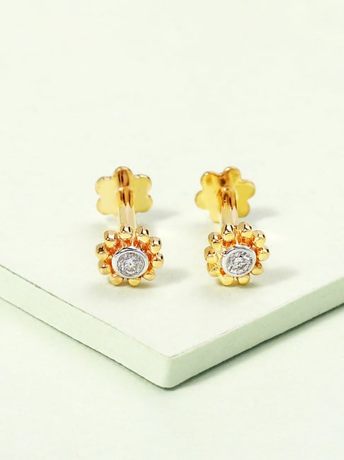 Gold Earrings For Women | Latest Design Of Gold Earrings | Kalyan Jewellers
