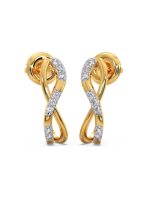 Kalyan jewellers hoop on sale earrings