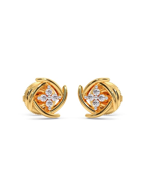 Almira Diamond Earrings-Candere by Kalyan Jewellers-tmf.edu.vn