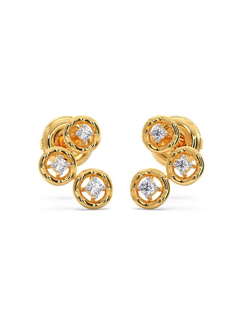 Candere by Kalyan Jewellers 18K Yellow Gold BIS Hallmark  Certified Diamond  Earrings 14 g Online in India Buy at Best Price from Firstcrycom   13717100