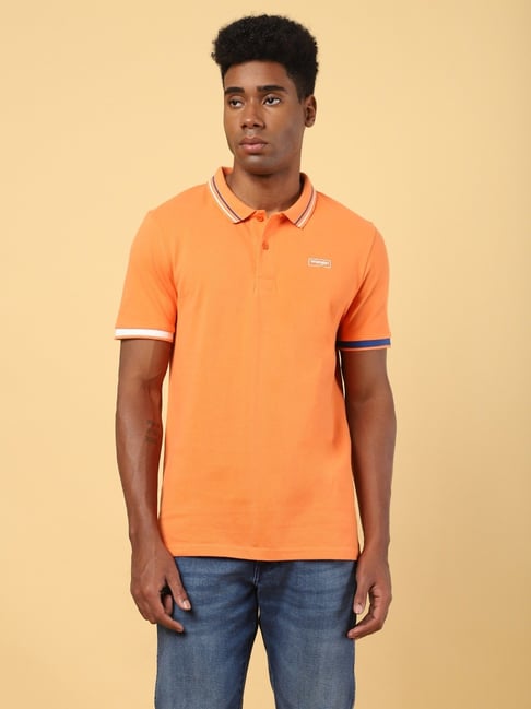 wrangler orange shirt