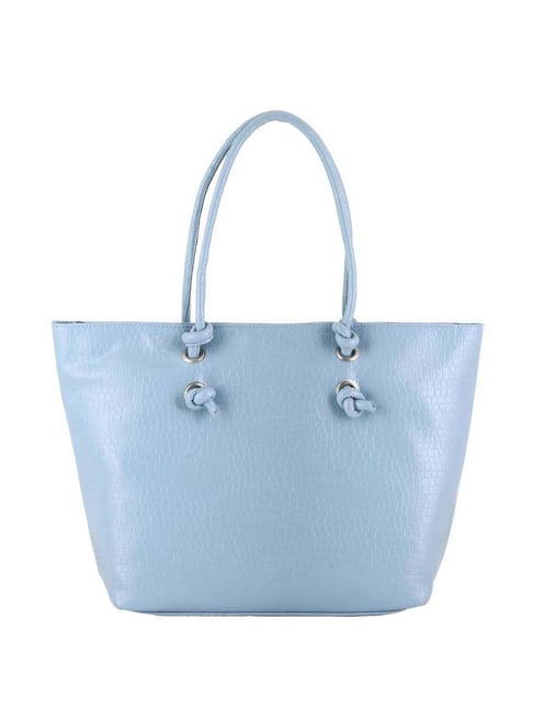 Giani Bernini Saffiano Light Blue Double Handled Satchel Tote Handbag Purse  on eBid United States | 218536619