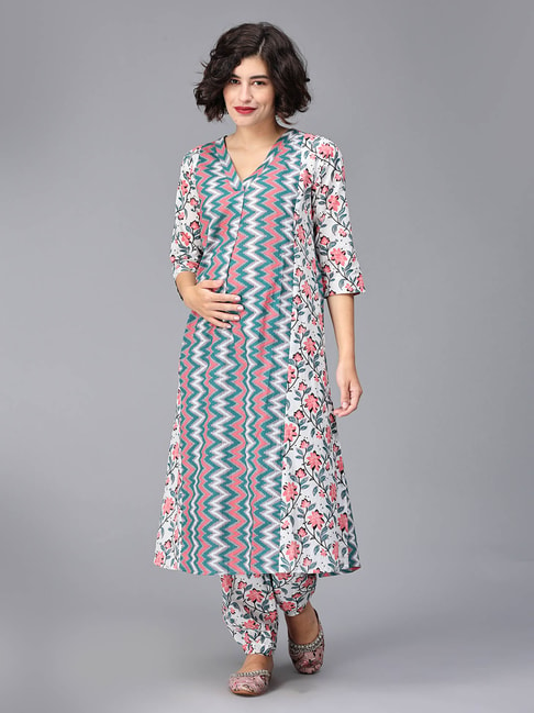 Global Attire Women Floral Print Gown Kurta  Buy Global Attire Women  Floral Print Gown Kurta Online at Best Prices in India  Flipkartcom