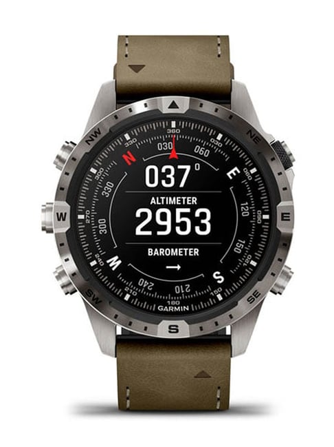 Garmin MARQ Adventurer Gen 2 GPS Smartwatch with AMOLED Display & Upto 6 Days Battery Life (Brown)