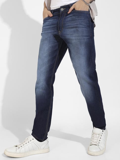 Campus Sutra Dark Blue Regular Fit Jeans-picture-34