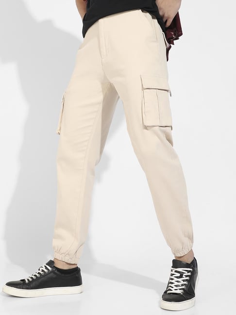 Buy Laurel Green Cargo Pants for Men Online in India -Beyoung