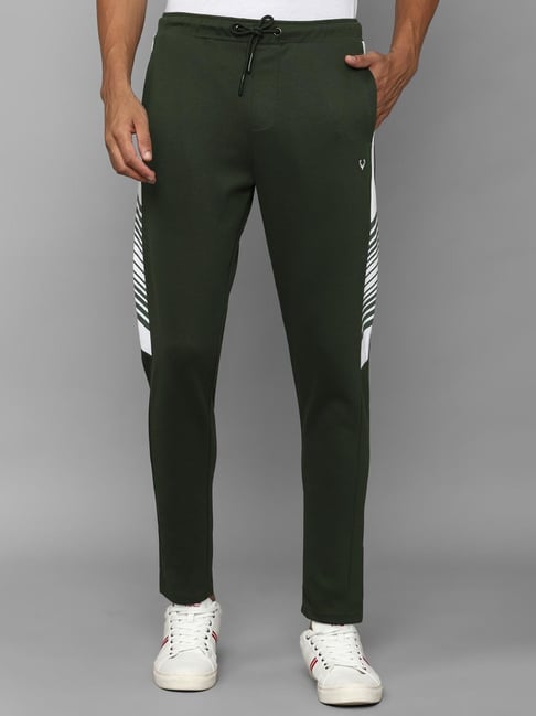 Buy Green Track Pants for Men by ALLEN SOLLY Online | Ajio.com