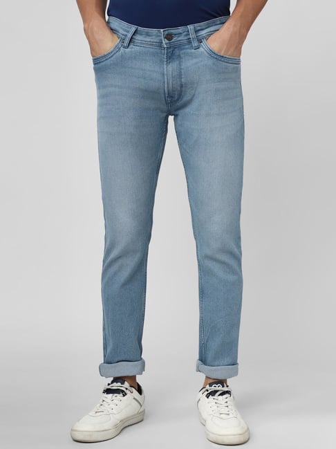 Peter England Jeans Light Blue Slim Fit Jeans