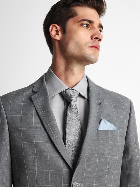 Louis Philippe Grey Four Piece Suit