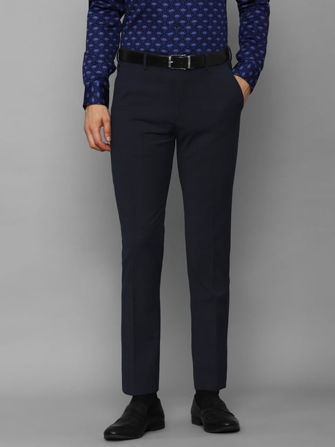 Buy Blue Trousers for Men Navy Blue Trousers Online SELECTED HOMME