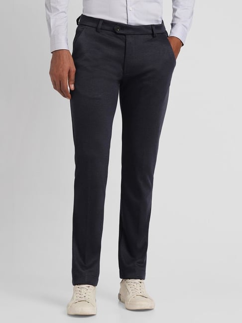 Buy Black Slim Fit Formal Trousers Online  FableStreet