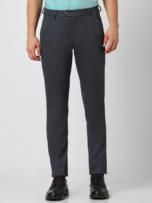 Buy Van Heusen Mens Relaxed Fit Formal Trousers VHTF1M87365Grey76 at  Amazonin