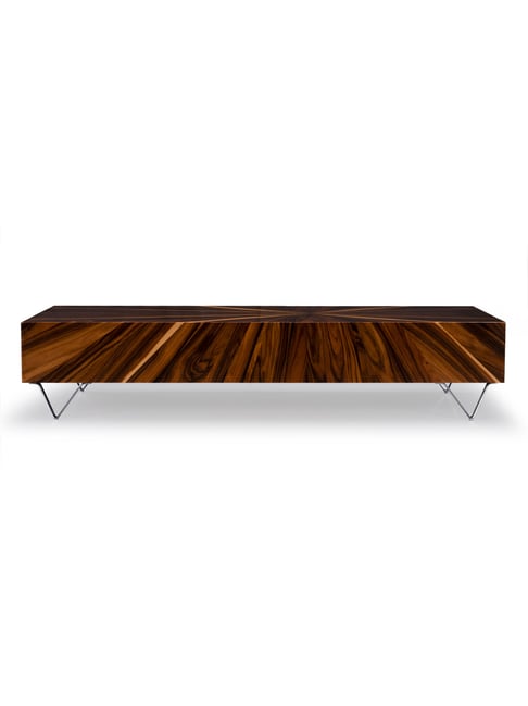 Buy Durian Eriksen Brown Engineered Wood Veneer Center Table at