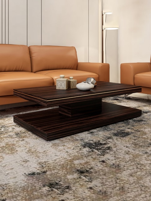 Nilkamal Stuart Center Table (Black/Walnut) - Nilkamal Furniture