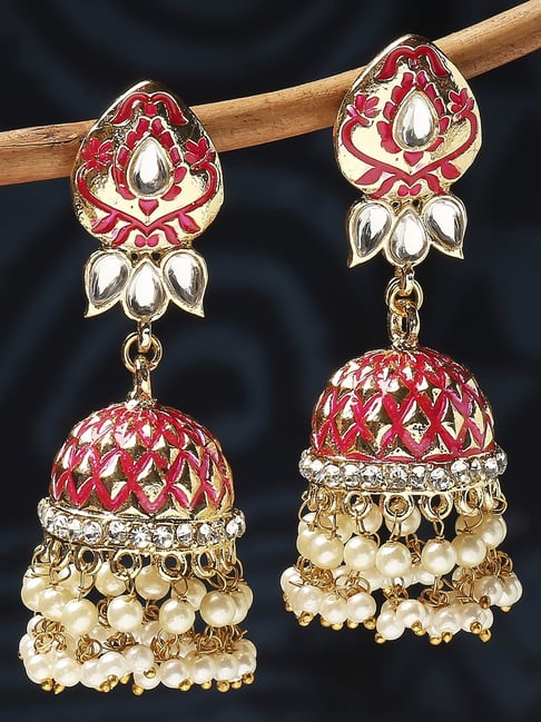 Rani Color Oxidised Earrings (GSE2850RNI)