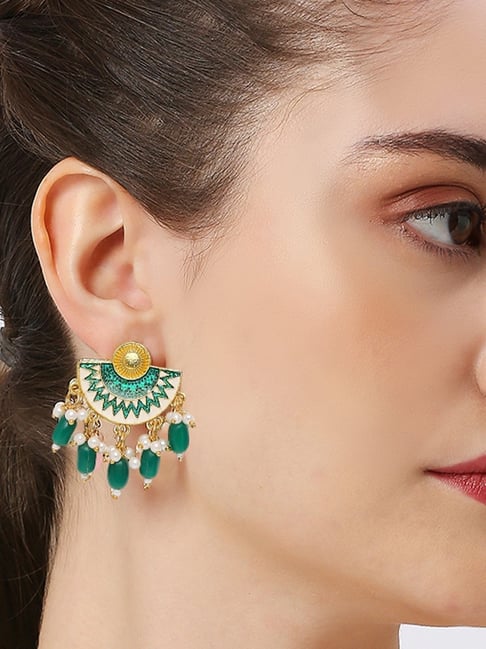 Meenakari Indo Western Earrings – Attrangi