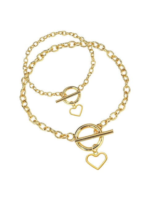Aube  Gold Toggle Clasp Bracelet  wellDunn jewelry