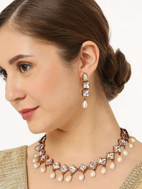 Amazon.com: VIKI LYNN Freshwater Cultured Pearl Necklace Set Includes  Stunning Bracelet and Stud Earrings Jewelry for Women: Clothing, Shoes &  Jewelry