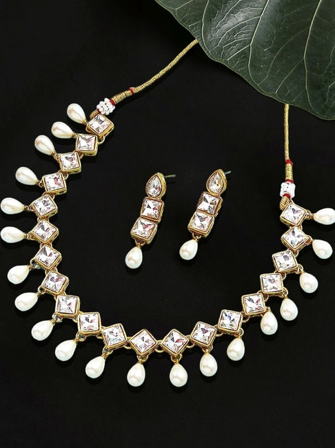 Pearl Jewellery Sets Set Earrings Earring And Pendant - Buy Pearl Jewellery  Sets Set Earrings Earring And Pendant online in India