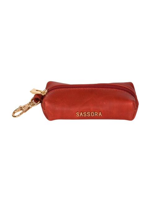 Red discount key pouch