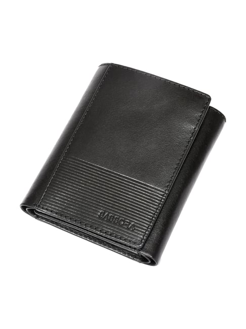 Buy SASSORA Jade Black Leather Small Bi-Fold Wallet for Men at Best Price @  Tata CLiQ