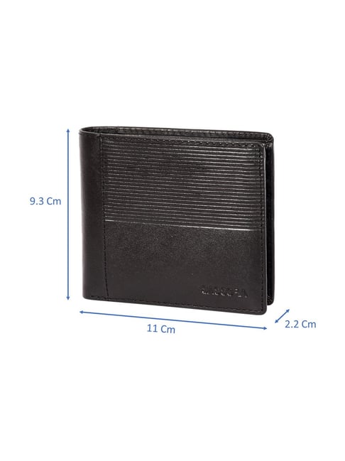 Buy SASSORA Jade Black Leather Small Bi-Fold Wallet for Men at Best Price @  Tata CLiQ