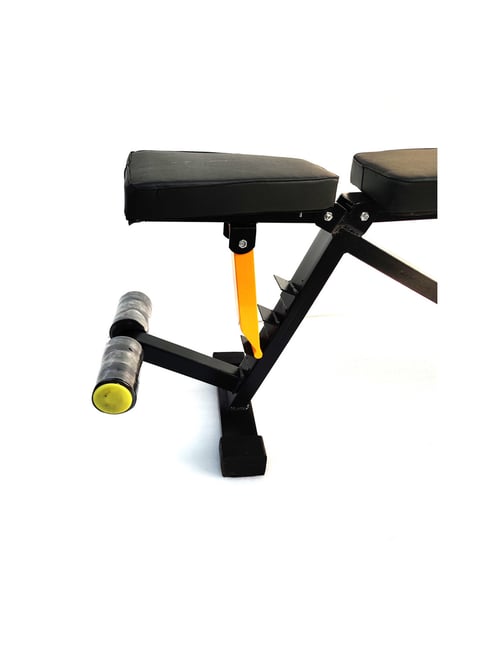 Protoner Heavy Duty Weight Lifting Bench (Black) Size 122x30x30