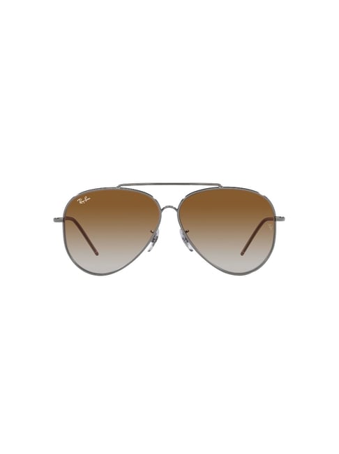 ASOS DESIGN slim square aviator sunglasses with navy lens in gunmetal | ASOS