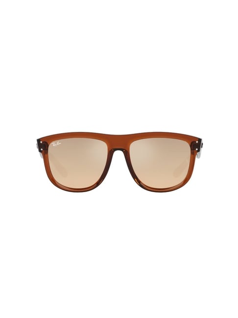 NS2008BRFBRL Stainless Steel Brown Frame with Brown Glass Lens Sunglas