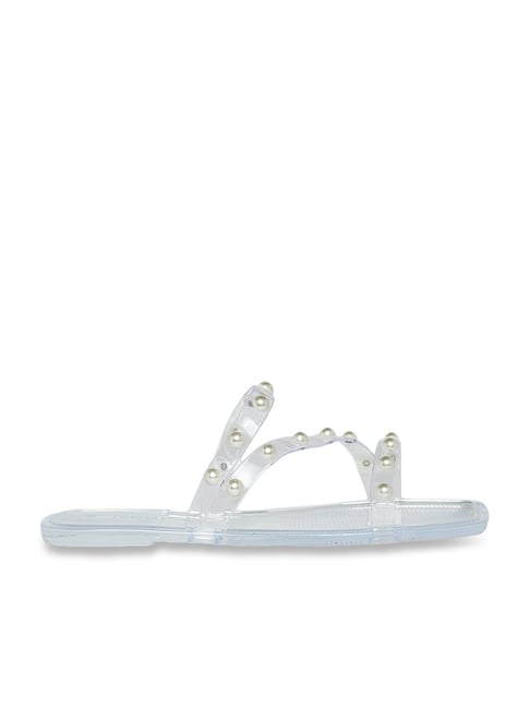 White best sale studded sandals