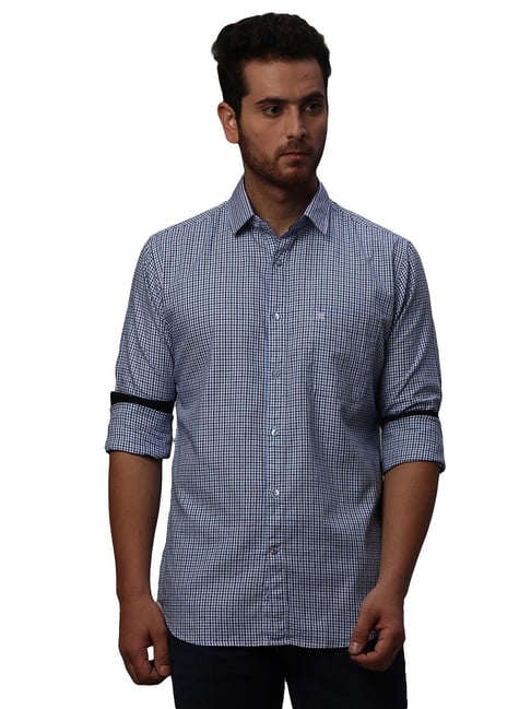 Raymond blue shirt sale