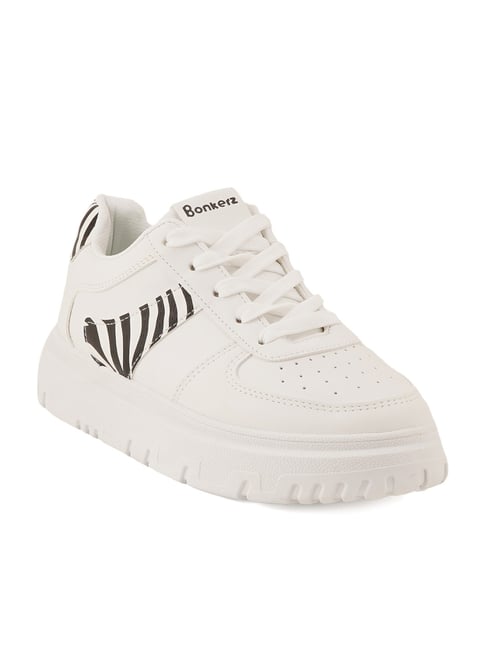 Buy Bonkerz by Iconics Women's White Sneakers for Women at Best