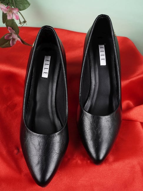 Elle Women's Black Casual Pumps-picture-11