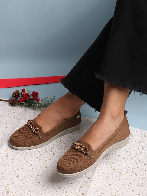 Buy Elle Women's Brown Casual Loafer for Women at Best Price