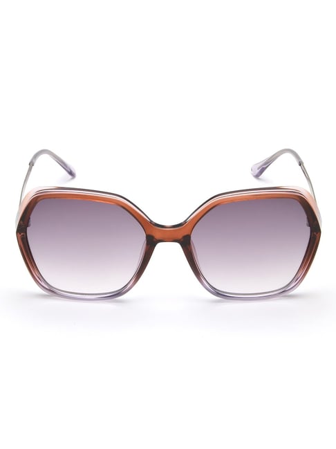 Buy Brown Soft Hexagon Sunglasses Online - Accessorize India