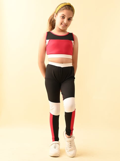 Buy Pine Kids Cotton Full Length Leggings Solid Colour Pink for Girls  (11-12Years) Online in India, Shop at FirstCry.com - 14295860