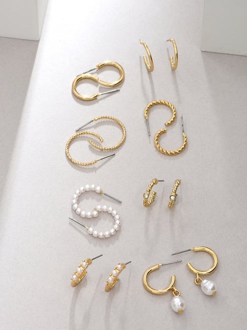 Small Diamond Earrings Hoops in Solid Gold - Tales In Gold