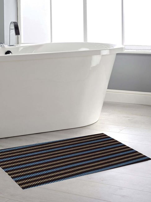 Klotthe Multicolor Cotton 300 GSM Multipurpose Mats - Set of 2