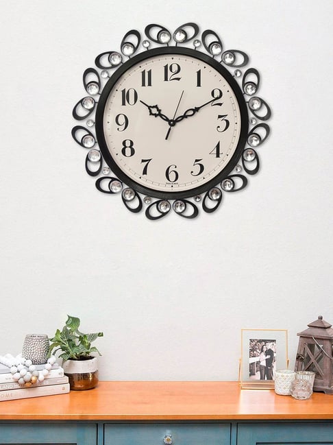 CHRONIKLE Round Black Iron Wall Clock-picture-47