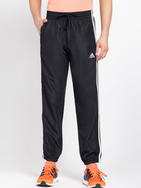 Adidas pants men's official website flagship autumn and winter loose  straight thick sports pants casual trousers