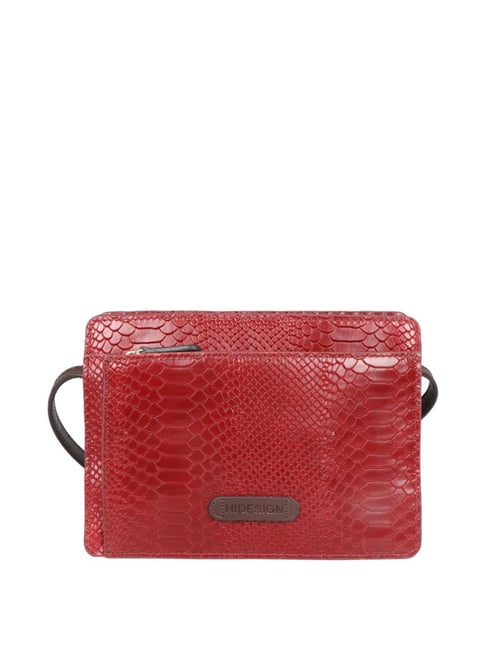 Hidesign Women's Sling Bag (Red) : : Shoes & Handbags