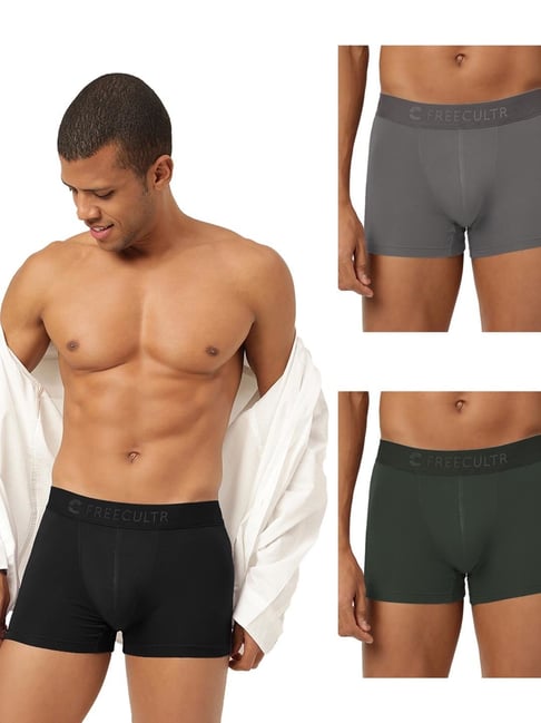 Freecultr Multi Comfort Fit Trunks - Pack of 3