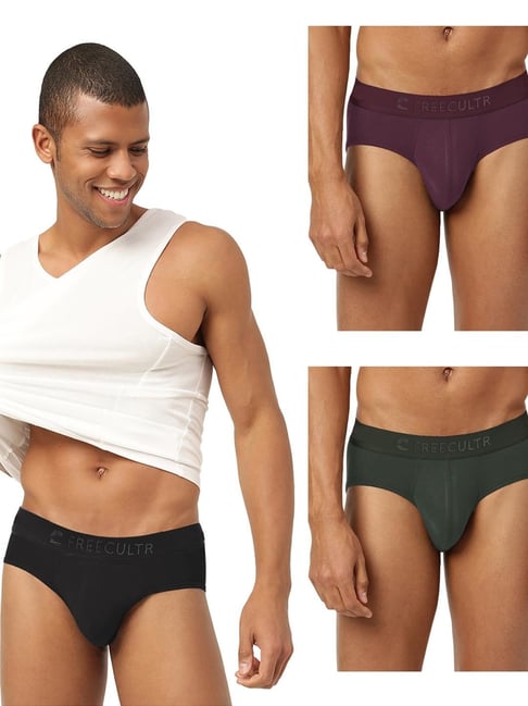 Freecultr Multi Comfort Fit Briefs - Pack of 3-picture-30