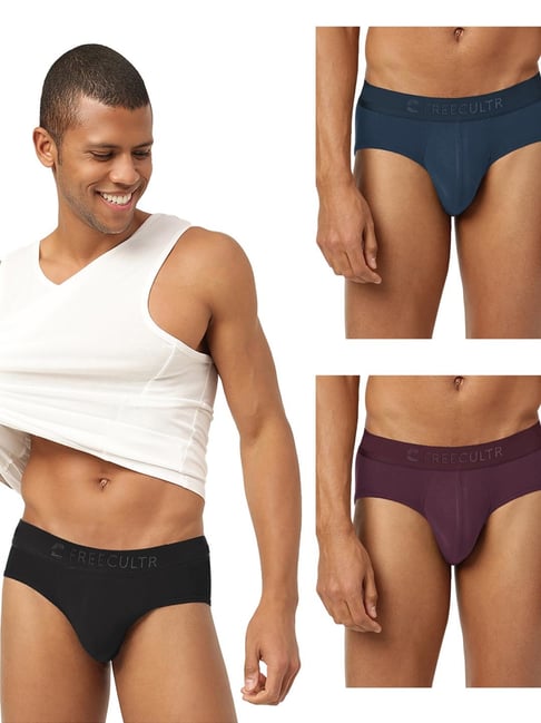 Freecultr Multi Comfort Fit Briefs - Pack of 3-picture-23