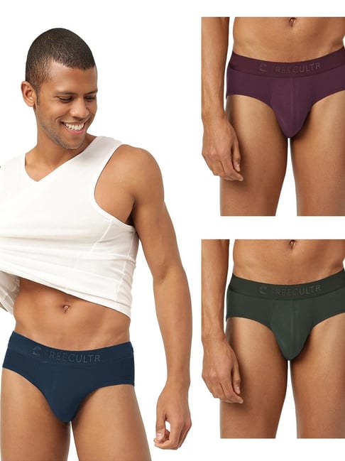 Freecultr Multi Comfort Fit Briefs - Pack of 3-picture-22