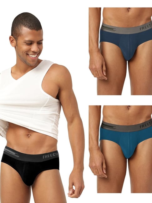 Freecultr Multi Comfort Fit Briefs - Pack of 3-picture-39