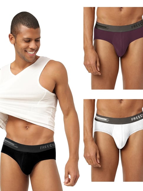 Freecultr Multi Comfort Fit Briefs - Pack of 3-picture-20