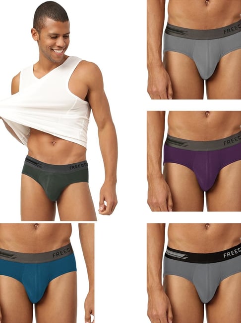 Freecultr Multi Comfort Fit Briefs - Pack of 5-picture-24