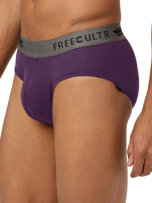 Freecultr Trippy Violet Comfort Fit Briefs