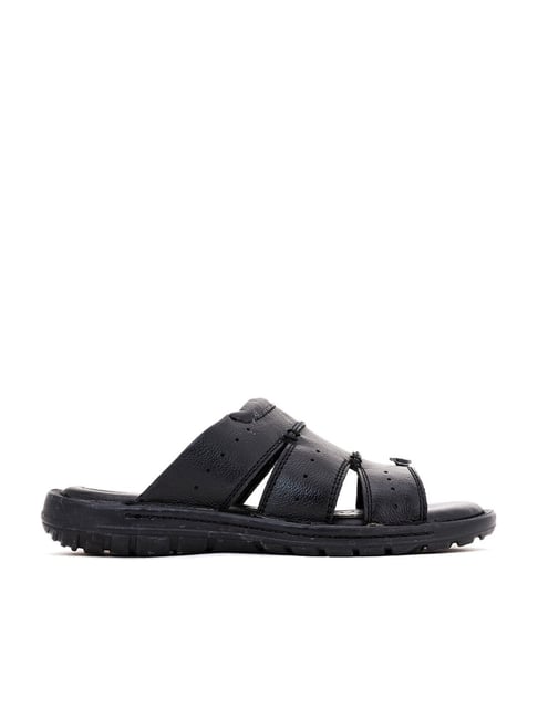 BRITISH WALKERS Khadim's Men Black Lifestyle Dress Sandal : Amazon.in:  Fashion